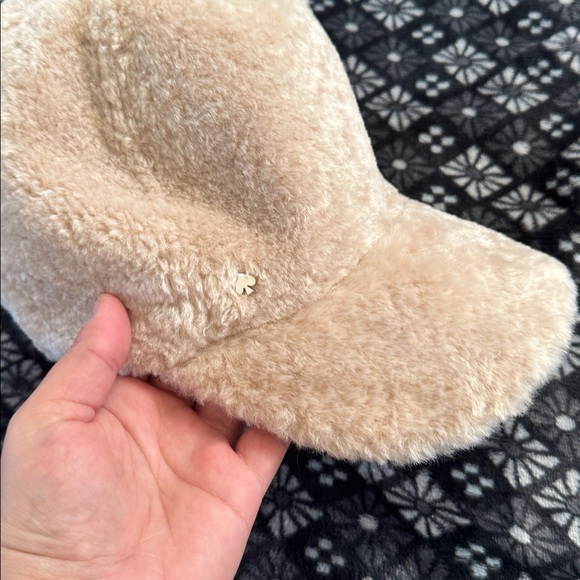 Kate Spade Sherpa Baseball Cap - Picture 2 of 4